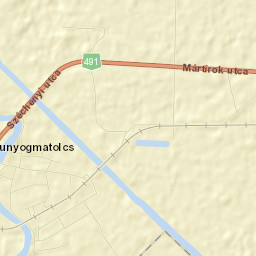 Tunyogmatolcs Street Map