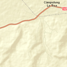 Comuna Câmpulung la Tisa Street Map