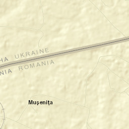 Muşeniţa Street Map