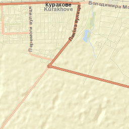 Kurakhovo Street Map