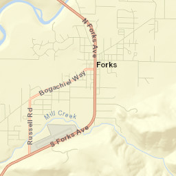 Forks Street Map