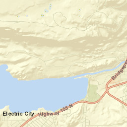 Electric City Street Map