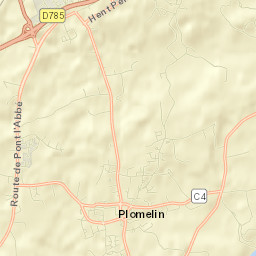 Plomelin Street Map