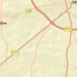 Janzé Street Map