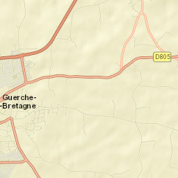 La Guerche-de-Bretagne Street Map