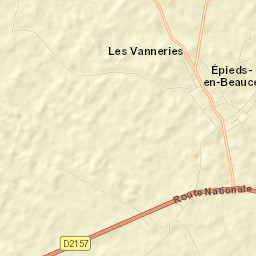 Épieds-en-Beauce Street Map