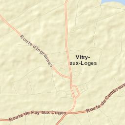 Vitry-aux-Loges Street Map