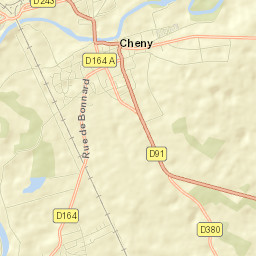 Cheny Street Map