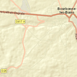 Bourbonne-les-Bains Street Map