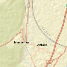 Aitrach Street Map