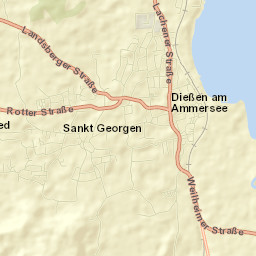Dießen am Ammersee Street Map