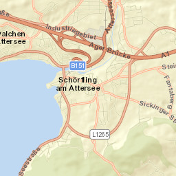 Schörfling Street Map