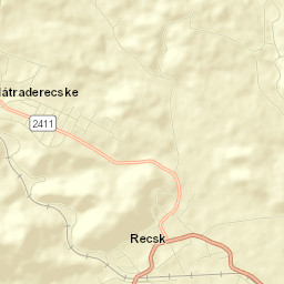 Mátraderecske Street Map