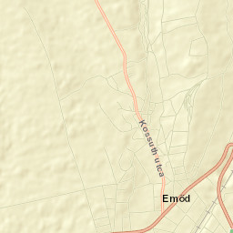 Emőd Street Map