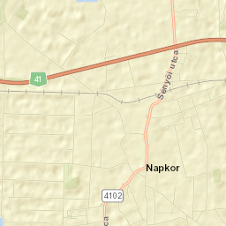 Napkor Street Map