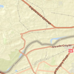 Solotvyno Street Map