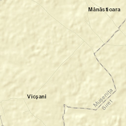 Comuna Muşeniţa Street Map