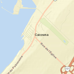 Cacouna Street Map