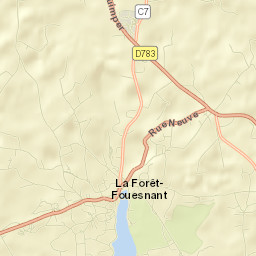 La Forêt-Fouesnant Street Map