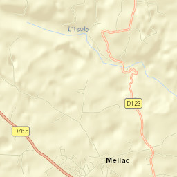 Mellac Street Map