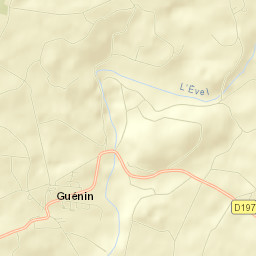 Guénin Street Map