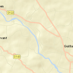 Guillac Street Map