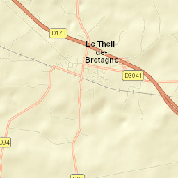 Le Theil-de-Bretagne Street Map