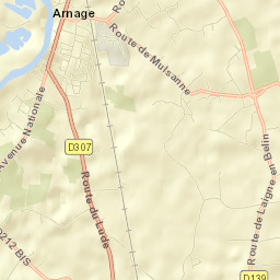 Arnage Street Map