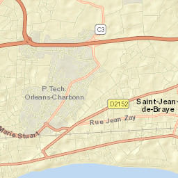 Saint-Jean-de-Braye Street Map