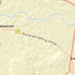 Seignelay Street Map