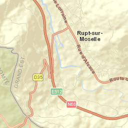 Rupt-sur-Moselle Street Map