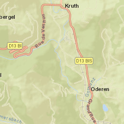 Oderen Street Map