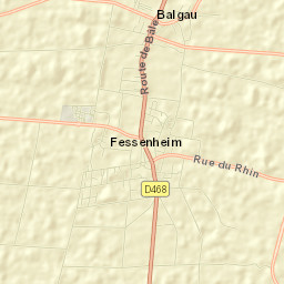 Fessenheim Street Map
