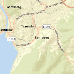 Gmunden Street Map