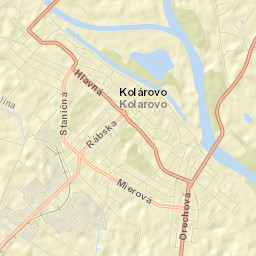 Kolárovo Street Map