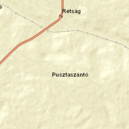 Rétság Street Map