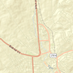 Egri Járás Street Map
