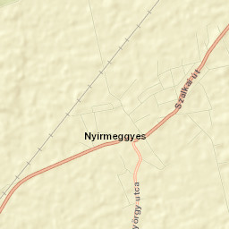 Nyírmeggyes Street Map