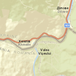 Valea Vișeului Street Map