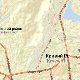 Kryvyi Rih Street Map