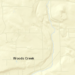 Woods Creek Street Map