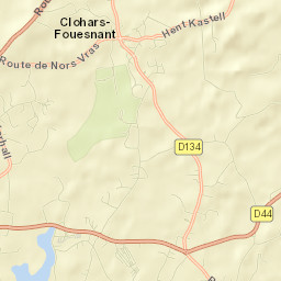 Clohars-Fouesnant Street Map