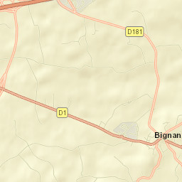Bignan Street Map