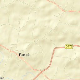 Pancé Street Map