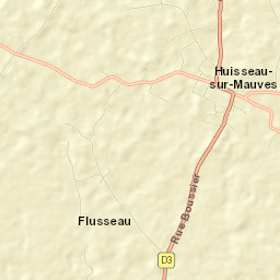 Huisseau-sur-Mauves Street Map