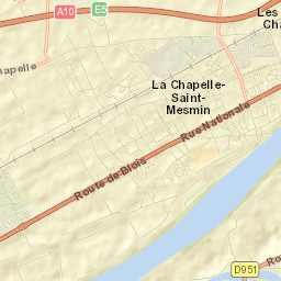 La Chapelle-Saint-Mesmin Street Map