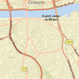 Saint-Jean-le-Blanc Street Map