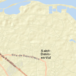 Saint-Denis-en-Val Street Map