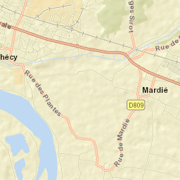 Mardié Street Map