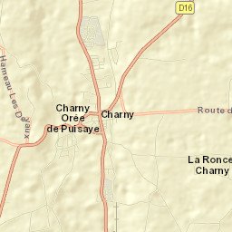 Charny Street Map